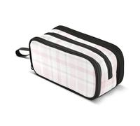 Astuccio per matite di grande capacità, per bambini, per artisti adolescenti, con manico, per scuola preppy, rosa