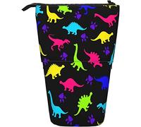 Astuccio per matite Eleganti colori carini Dinosauri Portapenne in piedi Astuccio per penne telescopico Borse Materiale scolastico Astuccio per cancelleria