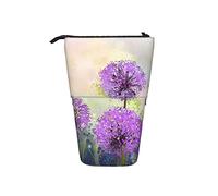 Astuccio per matite Fiore di tarassaco Penna per pittura a olio viola Supporto telescopico Supporto per cancelleria Custodia Materiale scolastico per studente Artista Infermiera d'ufficio