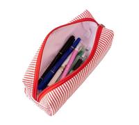 Astuccio per matite, grande capacità, organizer ricamato per adolescenti, studenti, bambini, ragazzi, ragazze, donne, scuola, scuola, università, ufficio, scrivania, classe d'arte, vacanze, Rosso