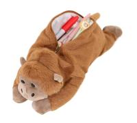 Astuccio per Matite Grande Organizer In Peluche A Forma Di Scimmia Con