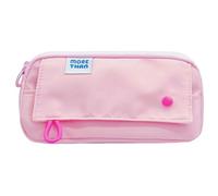 Astuccio per matite - Impermeabile e riutilizzabile con chiusura lampo - Portamatite grande volume - per bambini aule donne college scuola trucco arte viaggio, Colore: rosa., vedi descrizione, Vedi