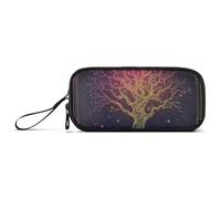 Astuccio per matite in nylon ad alta capacità con albero di colore astrologico per tarocchi bohémien astuccio per matite per scuola scuola cancelleria per bambini delle scuole superiori