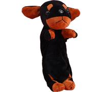 Astuccio per matite in peluche a forma di cane, portapenne morbido a forma di animale, contenitore per articoli di cancelleria a cartone ani