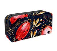 Astuccio per matite, Lady Beetle J, con cerniera, impermeabile, per ufficio, cancelleria per adolescenti, ragazze, adulti, studenti, Multicolore, Taglia unica, Astuccio