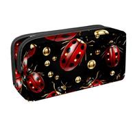 Astuccio per matite, Lady Beetle L, astuccio con cerniera, impermeabile, per ufficio, cancelleria per adolescenti, ragazze, adulti, studenti, Multicolore, Taglia unica, Astuccio