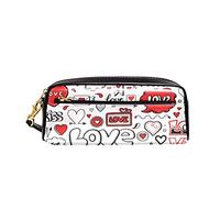 Astuccio Per Matite Love And Heart Pattern Portapenne Aesthetic Cancelleria Portamatite Con Cerniera Astuccio Per Scuola Università Matite