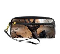 Astuccio per matite, motivo mani zombie, astuccio in pelle PU con cerniera, per ragazzi e ragazze, per scuola e ufficio