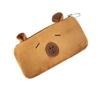 Astuccio per matite - peluche | Forniture scolastiche per riporre oggetti | Astuccio per matite per appunti appiccicosi, Eraser, rullo, pennarello, bambini, ragazze, studenti, scuola, università