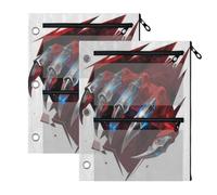 Astuccio per matite per 3 raccoglitori ad anelli Sharp Red Creature Artiglio Halloween