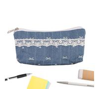 Astuccio per matite, semplice e leggero, con motivo floreale, grazioso e multiuso, leggero, per riporre articoli di cancelleria, per scuola, lavoro, trucchi, aule e cosmetici per la casa, e