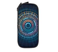 Astuccio per matite Tecnologia di grande capacità Futuro cerchio geometrico Fantastico astuccio per matite Astuccio per penne per scuola media / superiore Ufficio College Ragazza e ragazzo per adult