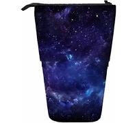 Astuccio per matite telescopiche Galaxy Astuccio per penne Scatola portaoggetti con chiusura a cerniera per donne Uomini Ragazzi Ragazze Cielo notturno Nuvole Spazio Astronomia stellata Aspetto Nebbi