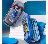 Astuccio per matite Transformers, multiuso per bambini della scuola materna e di prima elementare, con Optimus Prime, Bumblebee, porta matite, astuccio, zaino scolastico Tagli UnicaGraficoEVA
