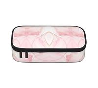 Astuccio per penna di grande capacità con cerniera Borsa per organizer per trucchi in marmo con struttura in marmo Astuccio per penna multiuso per Adluts scolastici Scatola cancelleria per ufficio a