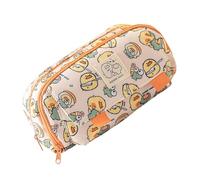 Astuccio per penne e matite scolastiche a forma di animale, di grande capacità, per gomme, pennarelli, forbici, bella scatola organizer, Anatra gialla.