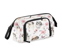Astuccio per penne estetico Shih Tzu con cani rosa di grande capacità astuccio per matite con manico astuccio per adulti per adulti scuola must have