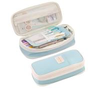 Astuccio per penne - Tessuto Oxford di grande capacità, borsa organizer antipolvere per cancelleria, organizzatore di cancelleria scolastica | Astucci per scuole, viaggi, studenti, adolescenti, ragazz