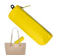 Astuccio per pennelli da trucco | Astuccio per matite con cerniera - Organizer per trucco da viaggio per cosmetici, donne, ragazze, matite, penne, casa, scuola, aula, college, v, giallo,