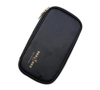 Astuccio per Pennelli Nail Art Nero 23x12,5x2cm | Tessuto, 1 Pezzo, per Pinzette e Penne, Uso in Salone e Postazione Ordinata