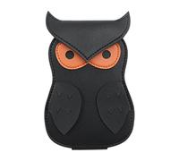 Astuccio per plettri per chitarra | Astuccio per plettro per ukulele con forma di animali con 18 slot | per musicisti, scatola organizer portatile per chitarra, basso e ukulele, nero