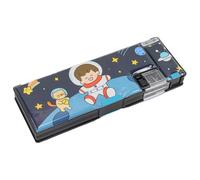 Astuccio per ragazze con temperamatite calcolatrice, organizer multifunzione per cancelleria, cancelleria to back school G Unique Best, q, misura