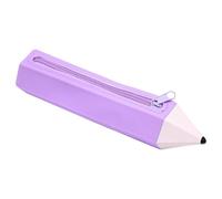 Astuccio per studenti, astuccio in silicone | Astuccio con cerniera per studenti - Astuccio dal design classico per scuole superiori, università e medie, Lilla, vedi descrizione, Vedi descrizione