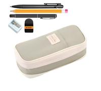 astuccio per studenti organizzatore multifunzionale di cancelleria borsa penne con cerniera righelli bussole calcolatrici gomme cancellare materiale scolastico immagazzinaggio ufficio arte compiti cas