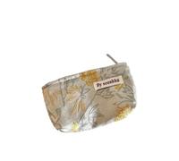 Astuccio per trucco retrò in rilievo con motivo floreale, 21 EU, Taille unique