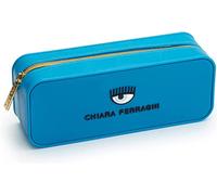 Astuccio Pochette Chiara Ferragni Azzurro + Omaggio Braccialetto Amicizia e Penna Colorata