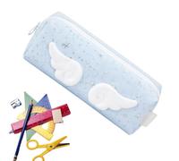 Astuccio Porta Matite per Bambine Portapenne Custodia Borsa Wing Star con | Astuccio Portatile Per Scuola Lavoro Asilo Prescuola Casa All'Aperto Viaggio Aula Studio