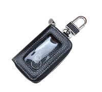 Astuccio portachiavi auto, Portafoglio portachiavi in pelle Astucci chiavi auto con Cerniera Portachiavi per Telecomando Auto Portachiavi borsellino trasparente portachiavi pelle auto per Uomo e Donne