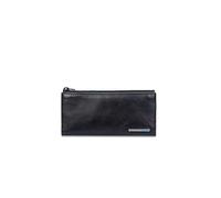 Piquadro Portachiavi quadrato blu in pelle 14 cm black (PC1514B2-N)