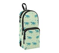 Astuccio portamatite a forma di tartaruga blu, grande capacità, con scomparto per studenti, a forma di borsa per la scuola, organizer per matite, pennarelli, per scuola, ufficio, lavoro, Piccola