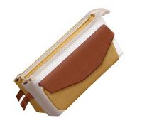 Astuccio portamatite a più scomparti, portatile, semplice e portatile, per organizzare facilmente gli strumenti di scrittura, cerniere lisce