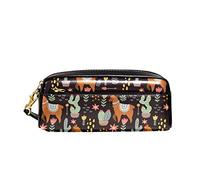 Astuccio Portamatite Alpaca Llama And Cactus Astuccio Per Matite Espandibile Borsa Dei Trucchi Multifunzione Astucci Matite Per Università Scuola Studenti
