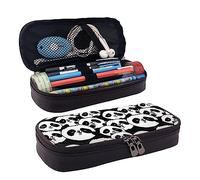 Astuccio portamatite, astuccio in pelle di grande capacità, carino cartone animato panda borsa per il trucco per donne e uomini, Simpatico panda dei cartoni animati., Taglia unica
