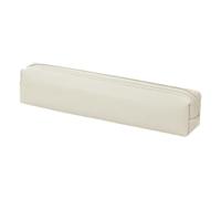 Astuccio portamatite carino, sacchetto per il trucco, astuccio per cosmetici, astuccio per matite in PU | Portafogli di cancelleria, organizer per cosmetici, borsa a fe, beige, Se