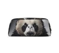 Astuccio portamatite con stampa panda nell'acqua, astuccio con cerniera, astuccio portatile per cancelleria - ufficio e viaggio, Oro, One Size, Art Deco