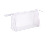 Astuccio portamatite di grande capacità astuccio con cerniera portapenne in rete trasparente borsa portamatite portatile per scuola studentesca
