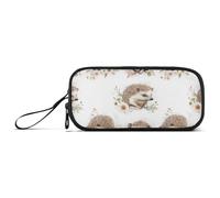 Astuccio portamatite di grande capacità, per ragazzi e adolescenti, con portapenne, portatile, elegante, riccio