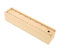 Astuccio Portamatite in Legno Semplice, Capienza Grande per Scuola | Colore Kaki, Struttura Robusta, per Piccola Cosmesi e Gioielli, Pratico Contenitore Scolastico