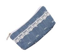 Astuccio portamatite, organizer per cancelleria, tavolozza elegante con texture vivace, interno in peluche, custodia per scuola, casa, classe, università, lavoro, cancelleria, cosmetici, 19 x 5 x 9 cm