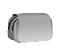 Astuccio portamatite portatile con stampa ombré da bianco a nero, per cosmetici, articoli da toeletta e articoli da toeletta multiuso, carino e di