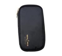 Astuccio Portaoggetti per Manicure Nero 23x12,5x2cm | Tessuto Resistente, 1 Pezzo, Finitura Nera Elegante, per Postazione Salone e Tavolo Cosmetica