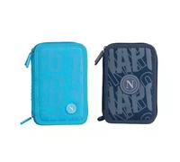 Astuccio PORTAPASTELLI 3 zip Completo 44 pezzi COLOURBOOK SSC NAPOLI SSCN26006