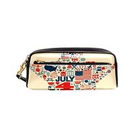 Astuccio Portapenne 4Th Of July Stars Trucco Borsa Durevole Portapenne Astuccio Espandibile Custodia Porta Cancelleria Per Ragazzi Matite Ragazze