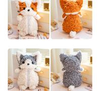 Astuccio portapenne a forma di Corgi in peluche, astuccio per cosmetici,