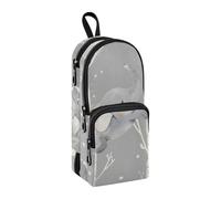Astuccio portapenne con elefante che si arrampica sull'albero, grande capacità, con scomparto per studenti, a forma di zaino, organizer per cancelleria, astuccio per matite e pennarelli, per scuola,