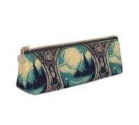 Astuccio portapenne con scritta in lingua inglese "Not All Who Wander are Lost 1", per scuola, viaggi, ufficio, scrivania, bianco, Taglia unica